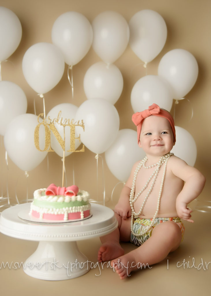 Fancy First Birthday Cake Smash
