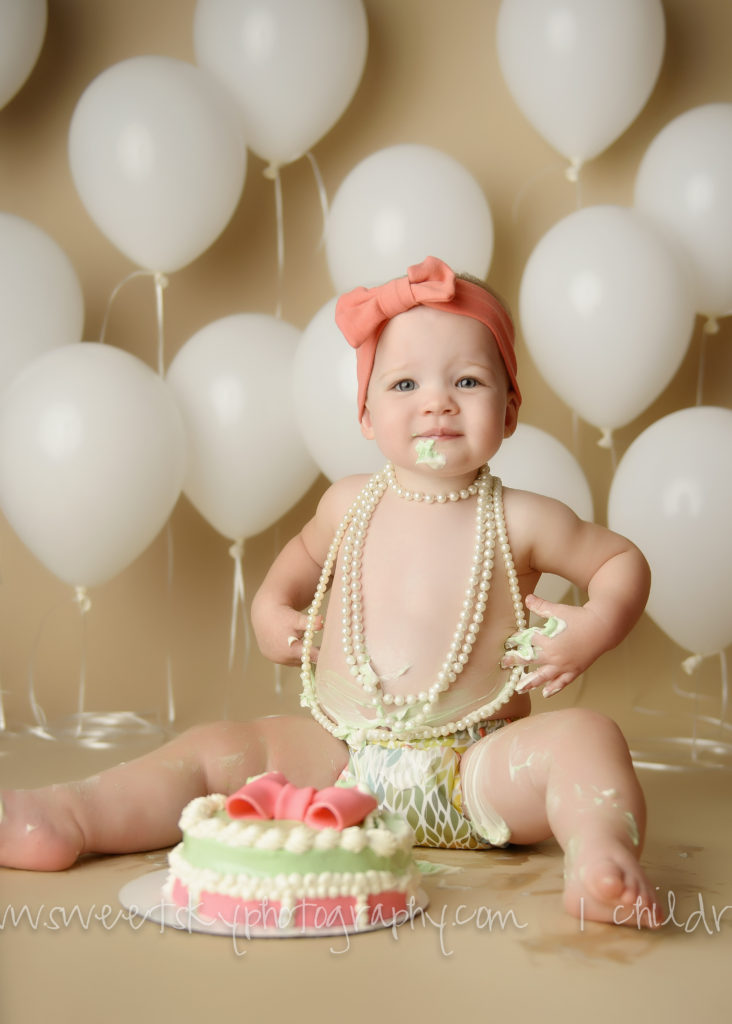 Fancy First Birthday Cake Smash