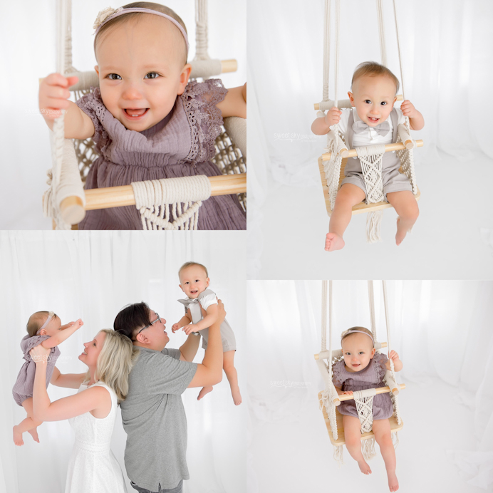 atlanta newborn baby photogtrapher white studio